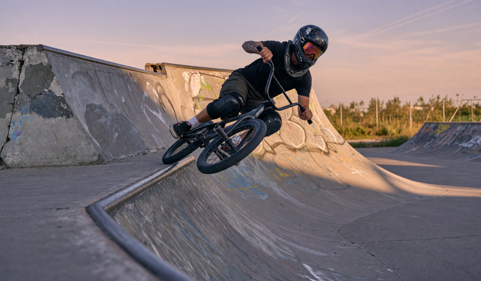 BMX Protection: Full-Face Helmets, Knee Pads and Park Etiquette