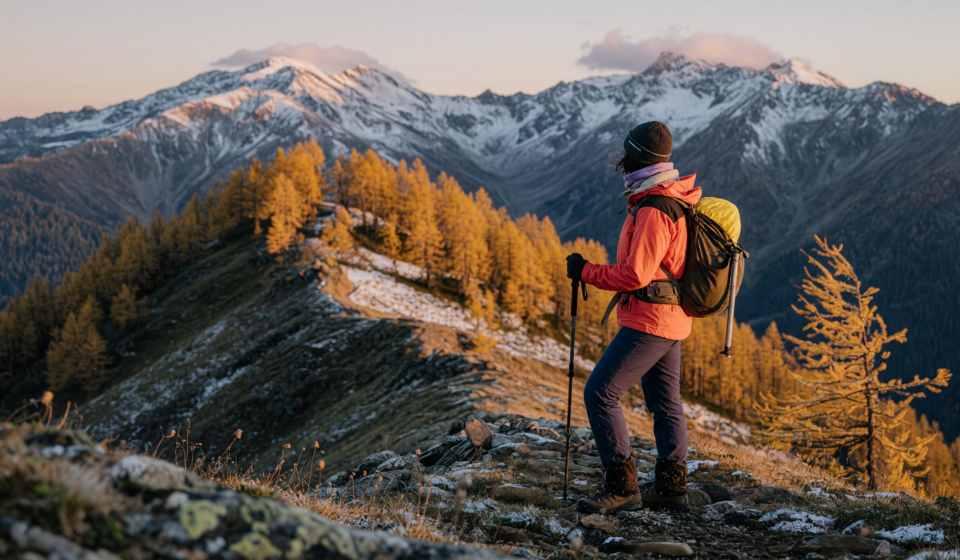 Fall Alpine Layering: Staying Warm and Visible in Shoulder Season