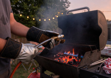 Grilling Safety: Burn PPE, Propane Checks and Flare-Up Control