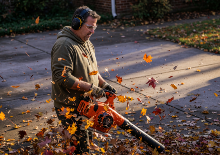 Leaf Blower Safety: Hearing, Eye and Debris Protection