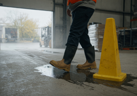 Warehouse Slip Prevention: Traction, Wet Floors and Fall Weather