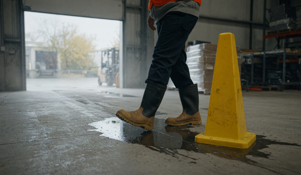 Warehouse Slip Prevention: Traction, Wet Floors and Fall Weather